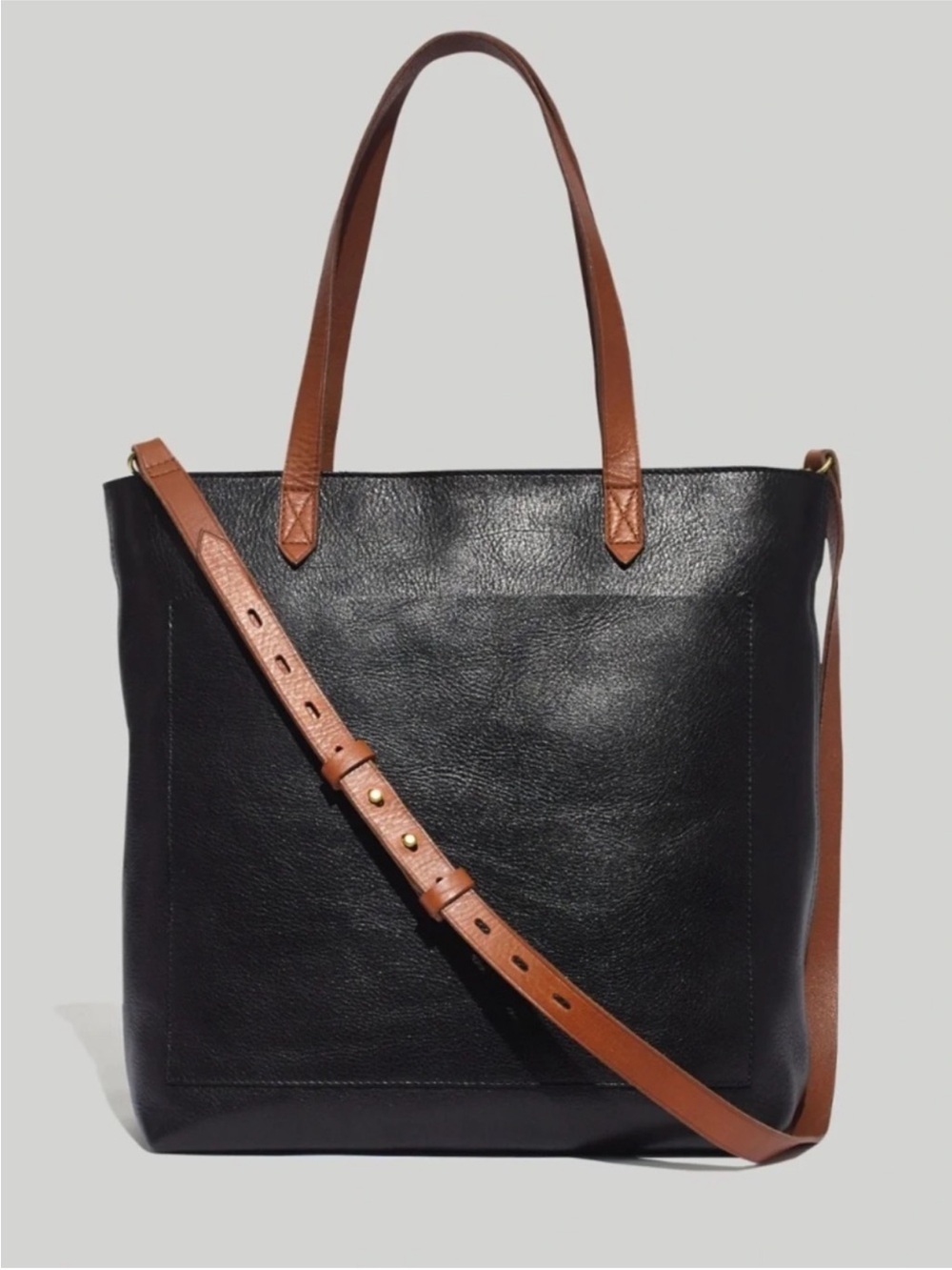 Madewell Leather Zip-Top Medium Transport Tote NWOT